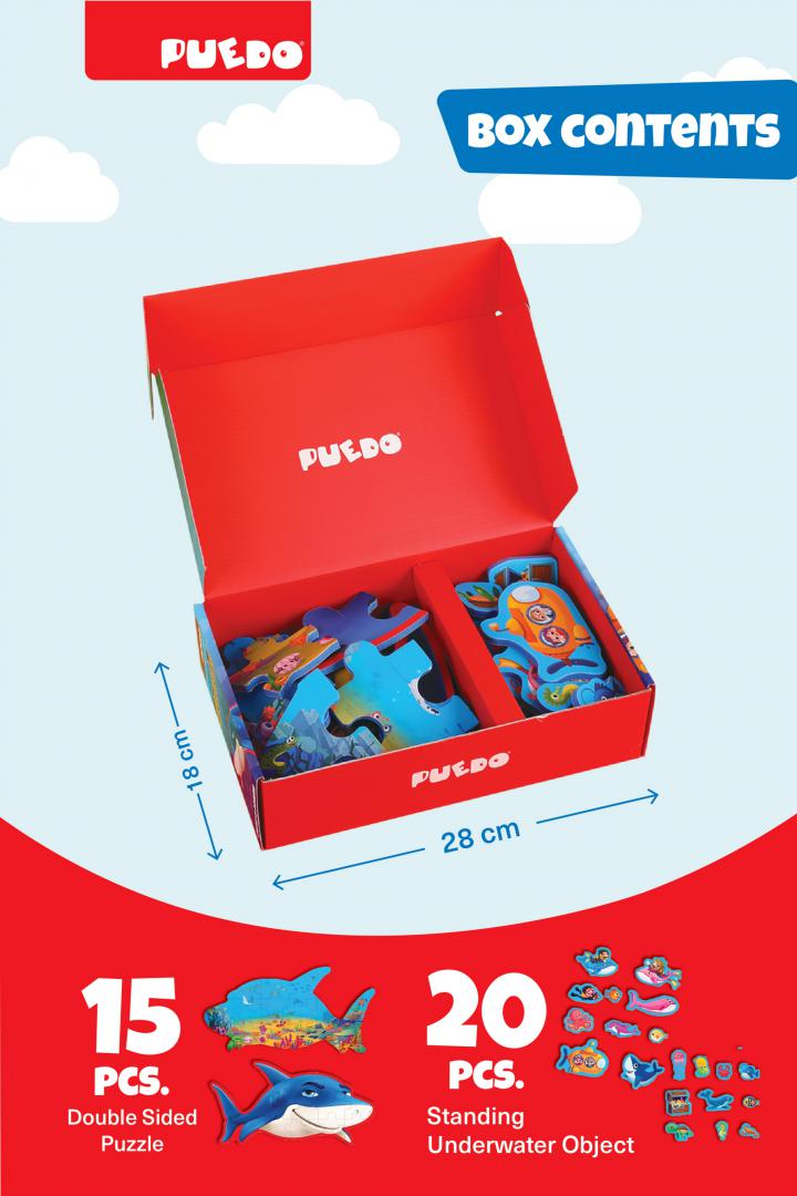 Puedo Toys PUZZLE LUMEA MARINA