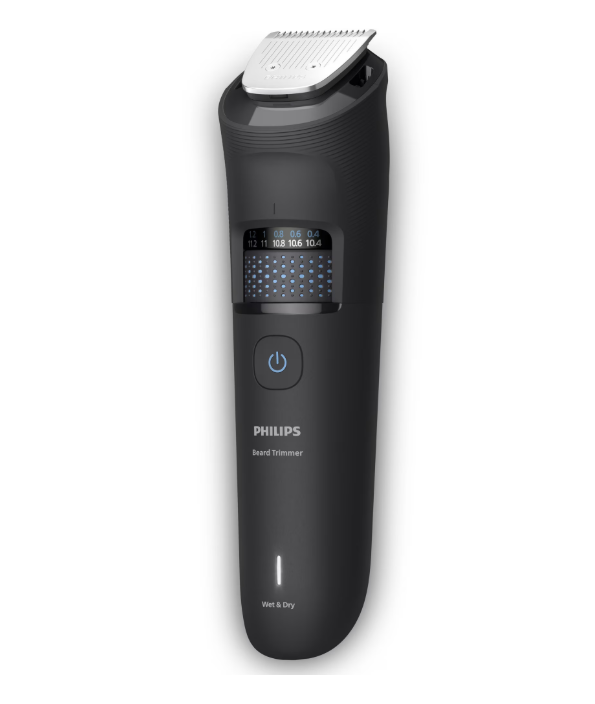 Aparat de tuns barba PHILIPS BT5775/15 cu lame integral metalice cu autoascutire, 40 de setari lungime (0,5-20 mm), autonomie 100 min, colector de par, trimmer pentru detalii, trimmer extra-lat, 2 piepteni, cablu USB incarcare