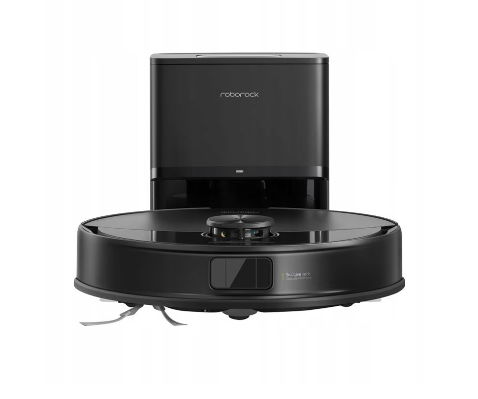 RESIGILAT | Robot de aspirare Roborock Q10 PF+, aspirator si mop cu statie de golire automata, 10.000 Pa, baterie 5.200 mAh, autonomie 180 min, navigatie AI, recipient praf 2.7L, Liftable Mop, Suport Alexa si Google Home, negru - imagine 2 - RESIGILAT