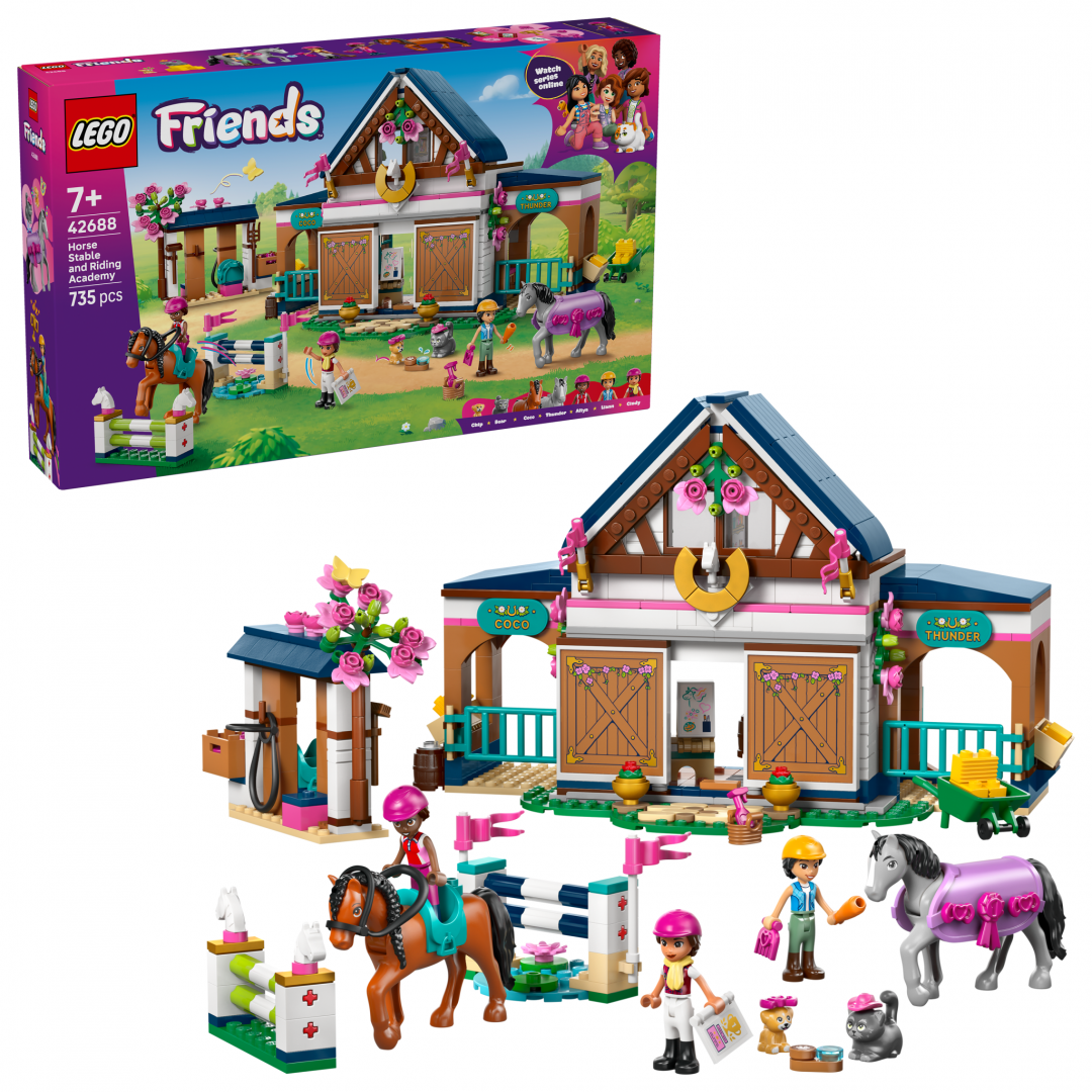 Grajd Cai si Acad. Echitatie LEGO42688 (grajd de Cai si Academie de Echitatie LEGO42688)