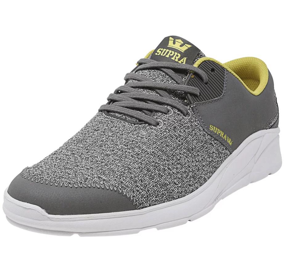 Pegas SUPRA NOIZ GREY HEATHER/CHARCOAL/WHITE,
