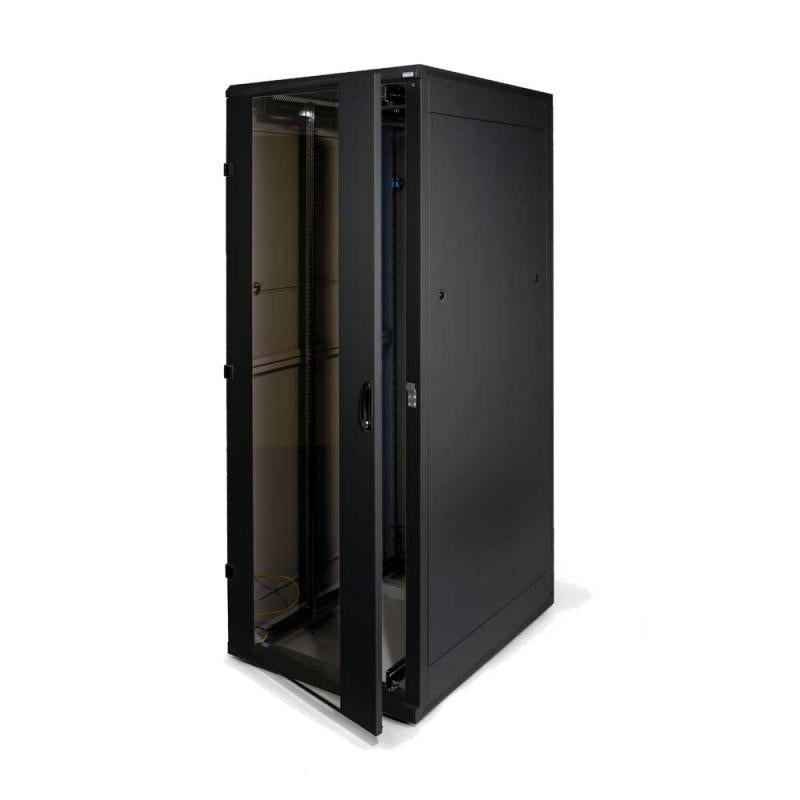 Triton Rack Podea 27U 600X800 Lat.det. (Rack de podea 19 Triton 27U 600x800mm usa fata sticla panourilaterale/spate...)