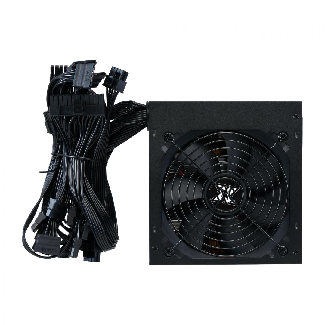 Sursa Serioux Energy 550W, 80+ Bronze, Ventilator 12cm, ATX, material metal, cabluri: 20+4-pin, 1x4+4-pin, 2x6+2-pin, negru