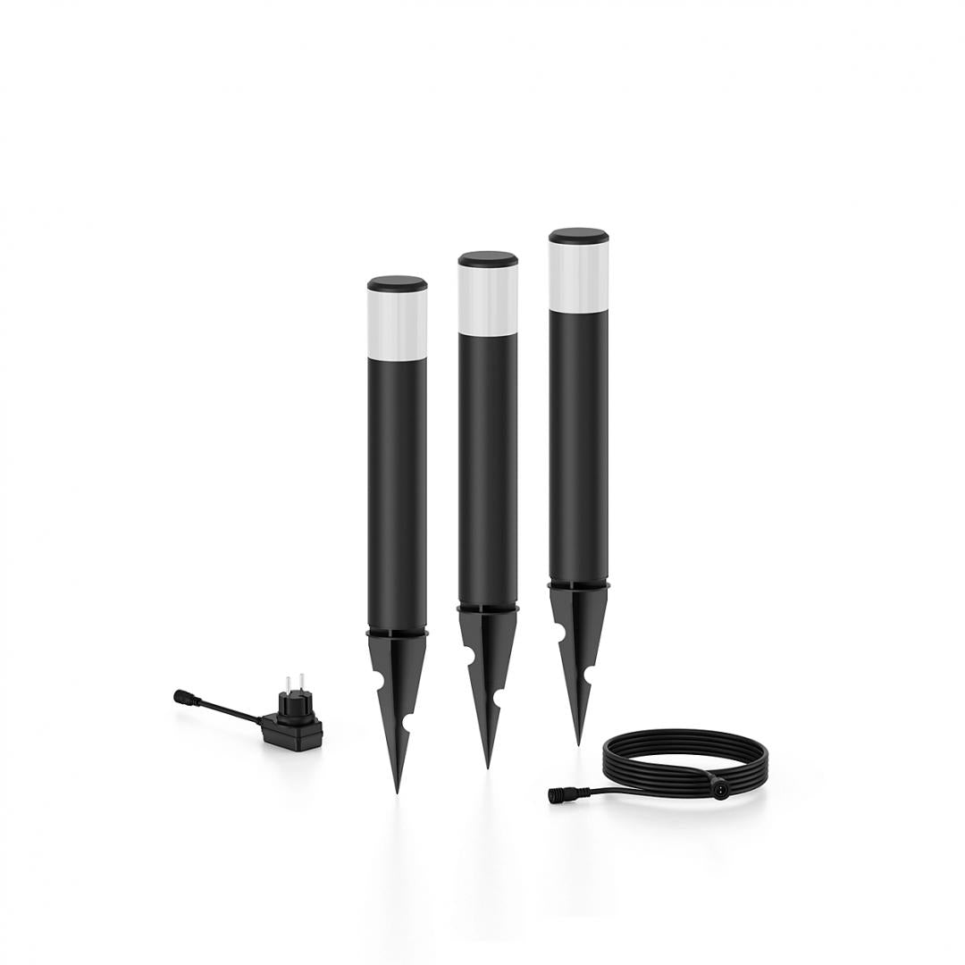 Purex Gardenlink PD Kit Bl 24V 06 (Kit 3 Stalpi LED pentru exterior cu spike Philips Purex Gardenlink)