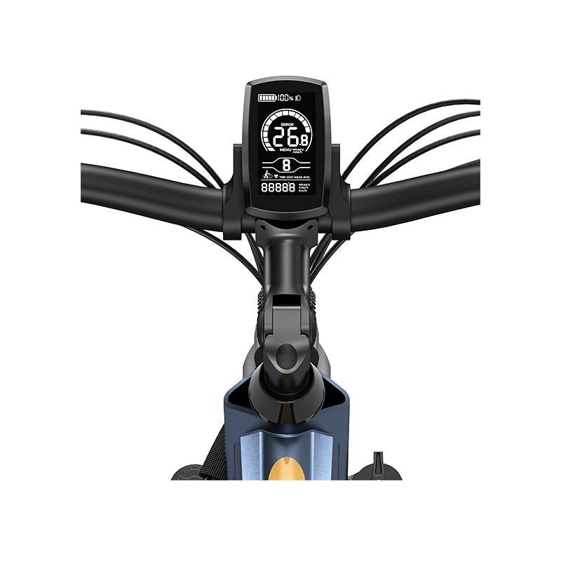 Bicicleta electrica Ulzomo Metro 26 E-bike, 250W, 36V 17Ah, autonomie 100km, viteza maxima 25km/h, Green, 26''