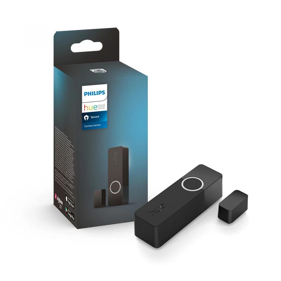 Philips Hue Contact Sensor EU Black 1PK (Senzor de contact Philips Hue Secure)