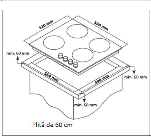 RESIGILAT | Plita incorporabila Heinner HBH-S584WI-GBK, Gaz, 4 arzatoare, Wok, Gratar fonta, Control frontal, Arindere electrica, Dispozitiv de siguranta, Duze GPL incluse, Dimenziuni (LxA): 59x52 cm, Culoare: Sticla Neagra - imagine 3 - RESIGILAT
