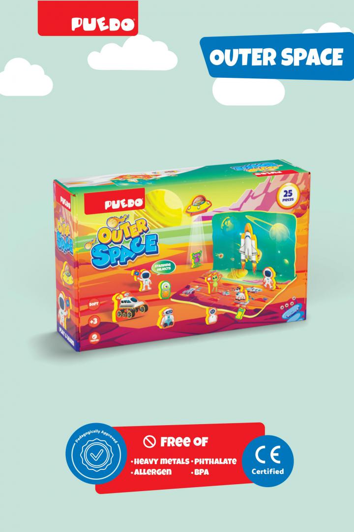 Puedo Toys PUZZLE SPATIU COSMIC, 25 PIESE
