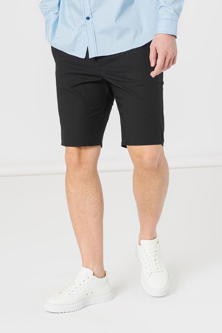 Pegas PANTALONI SCURT CASUAL BARBATI BLACK XXL