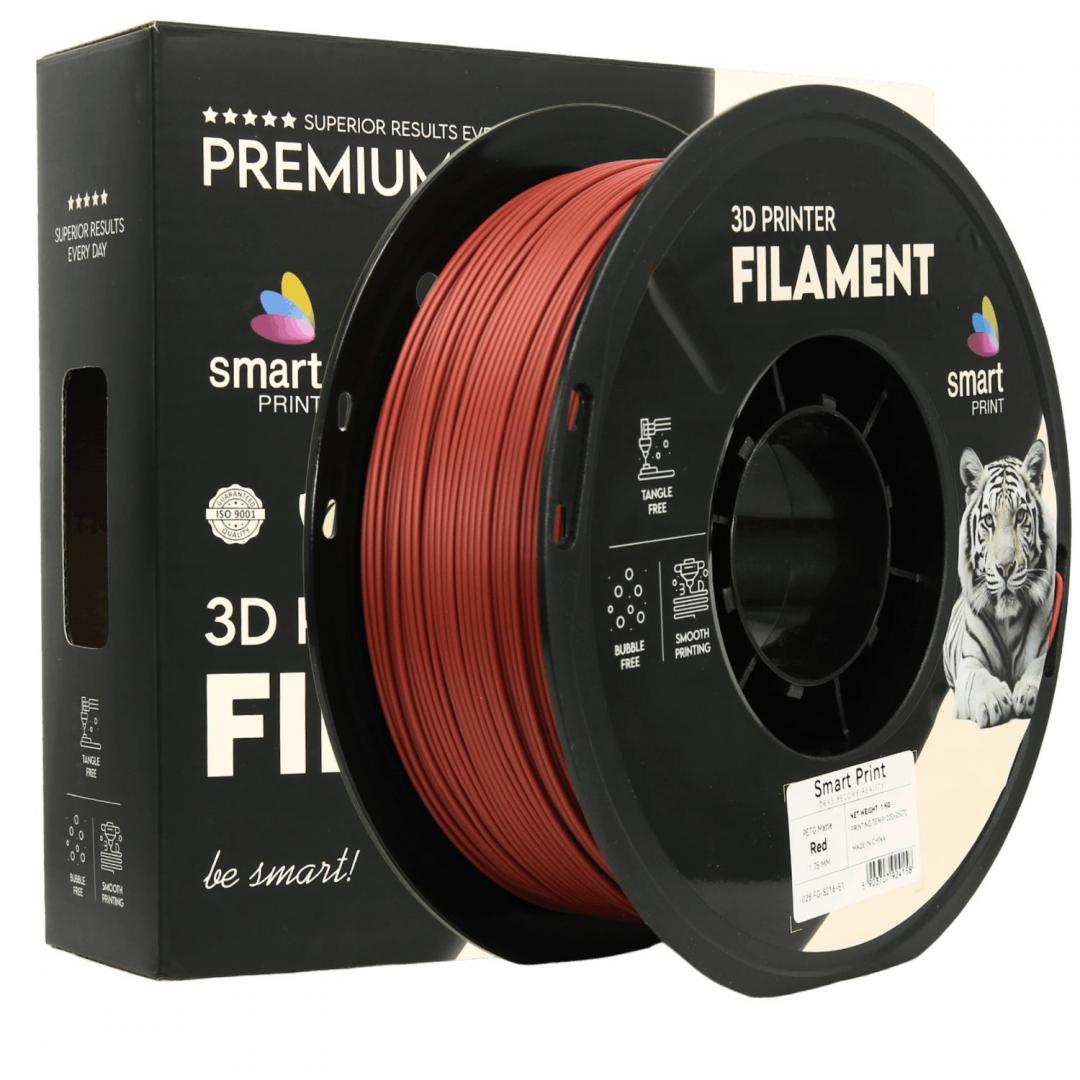 Smart Print 3D Filament Petg Matte Red (smart Print 3D Filament Petg Matte Red)
