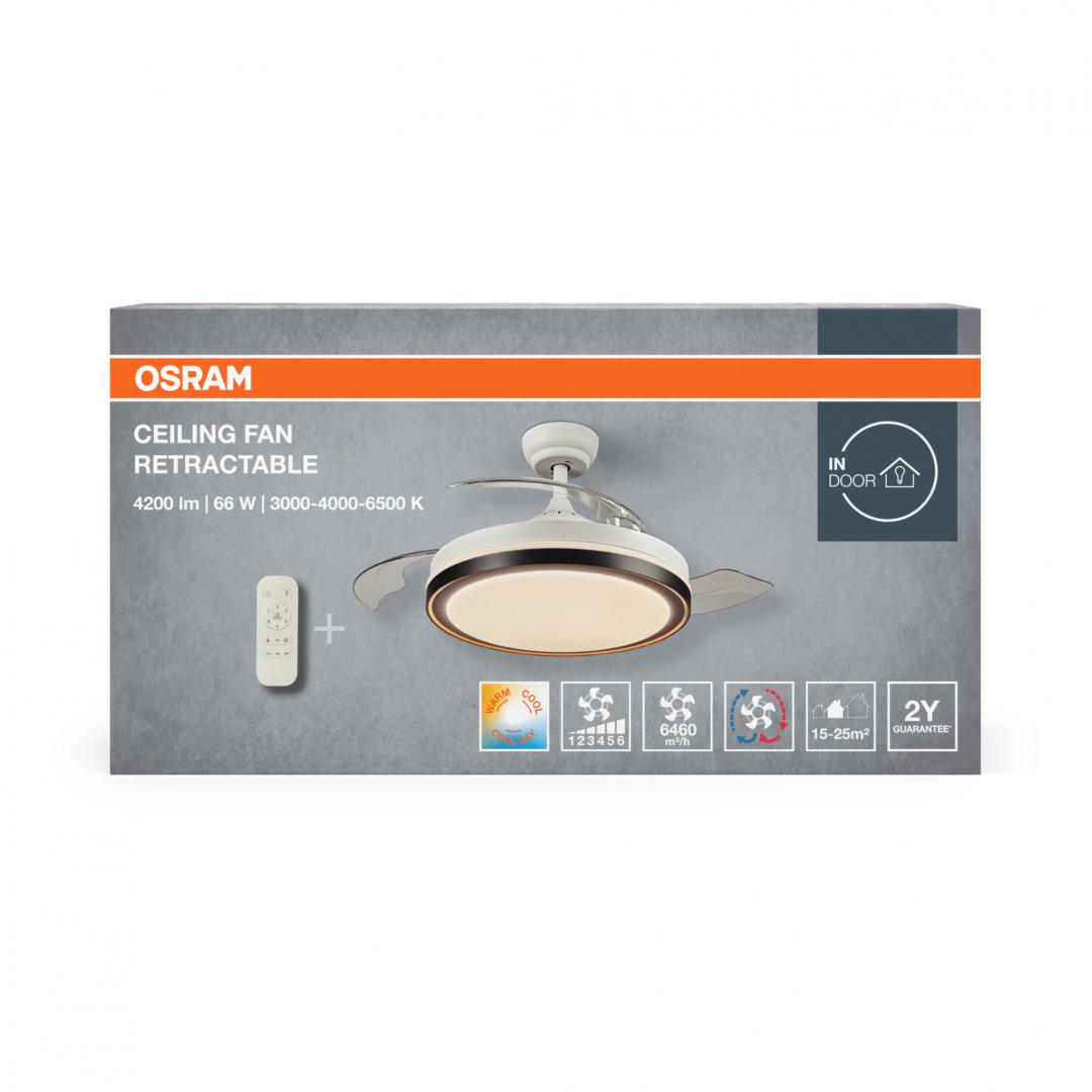 CEILING FAN RETRACTABLE 1070 66W WTOSRAM