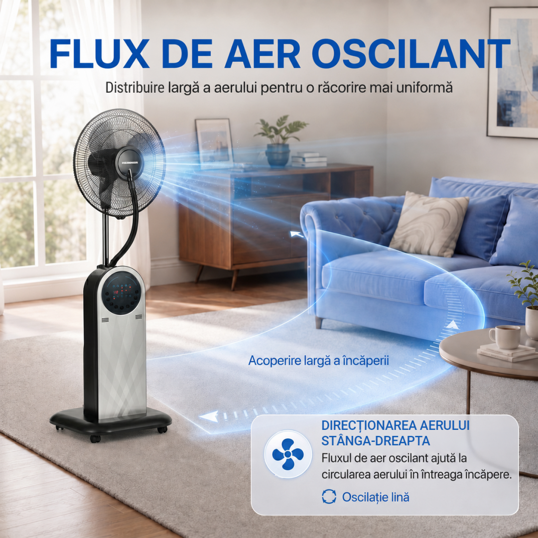 VENTILATOR HEINNER HMF-18GREY