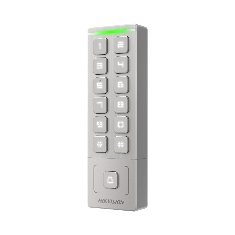 Cititor de Acces cu Cartela si Cod (Cititor de proximitate cu tastatura Hikvision DS-K1T809EWX)