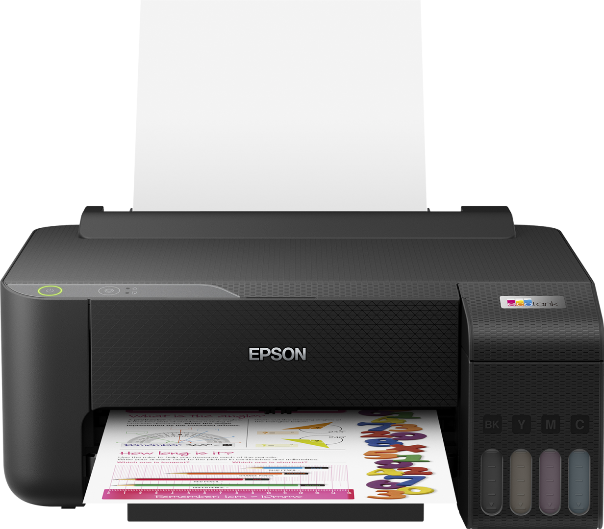 Imprimanta inkjet color CISS Epson L1230, dimensiune A4, viteza max 33ppm alb-negru, 15ppm color, rezolutie printer 5760x1440dpi, alimentare hartie 100 coli, imprimare fara margini, interfata: USB 2.0, consumabile: 103 ecotank Black, Cyan, Magenta, Yellow