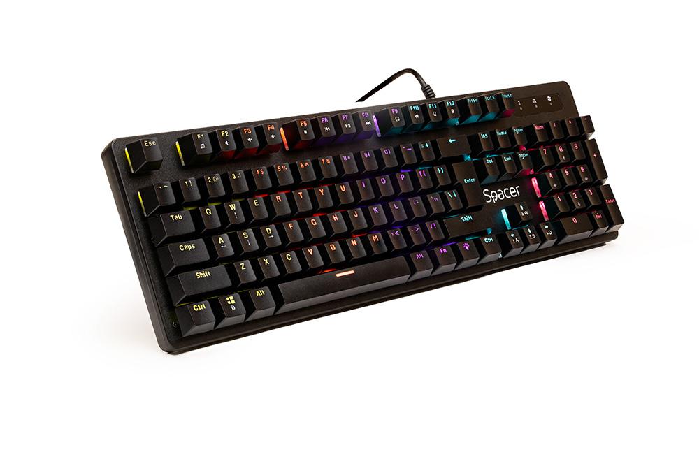 Tastatura Spacer cu fir SPKB-MK-WAR (Tastatura Mecanica Gaming Spacer Warrior)