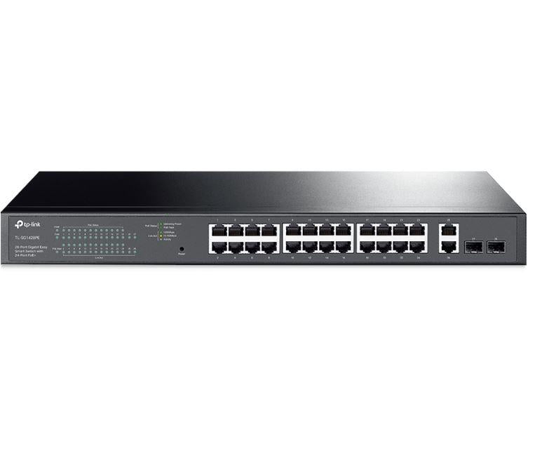 TP-Link TPL SW 28-PORT GB EASY SMART POE+