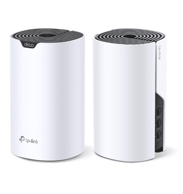 TP-Link Sistem Mesh Wi-Fi pentru întreaga casă AC1900, DECO S7(2- PACK);WI-FI 5, Standarde wireless: IEEE 802.11ac/n/a 5 GHz, IEEE 802.11n/b/g 2.4 GHz, viteza wireless: 5 GHz: 1300 Mbps, 2.4 GHz: 600 Mbps, 3 x antene interne, MU-MIMO, Mod Router, Mod Acce