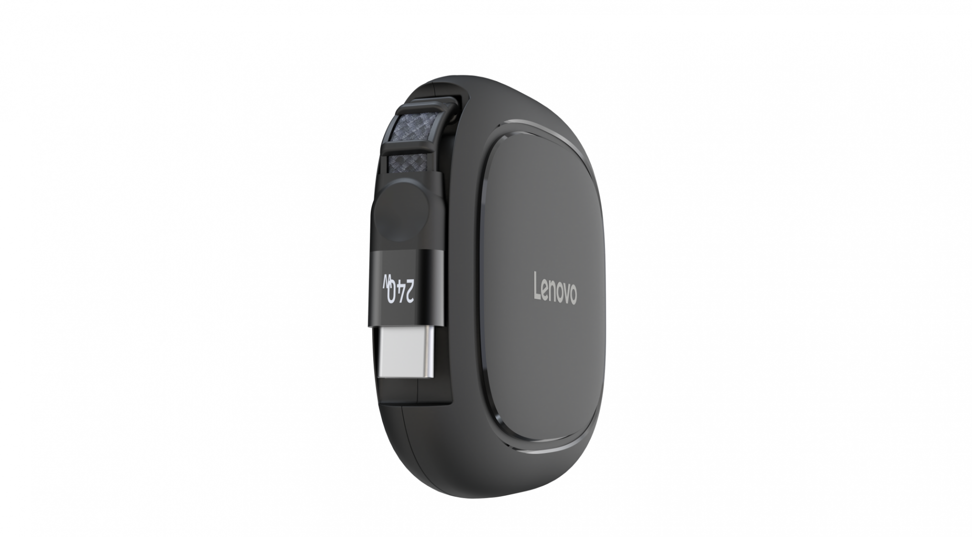 Lenovo 240W USB-C Retractable Cable Bk