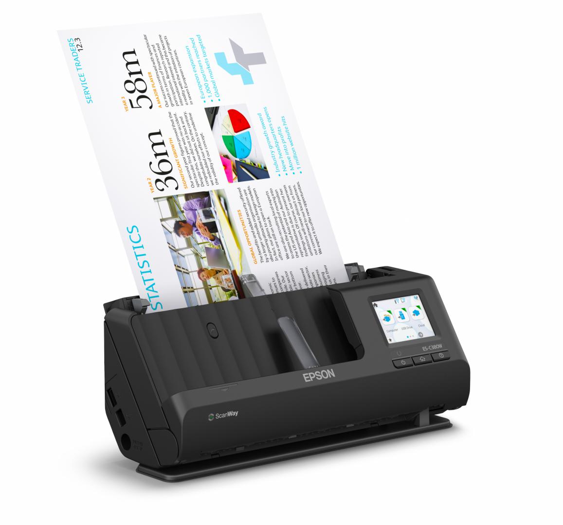EPSON ES-C380W A4 SCANNER