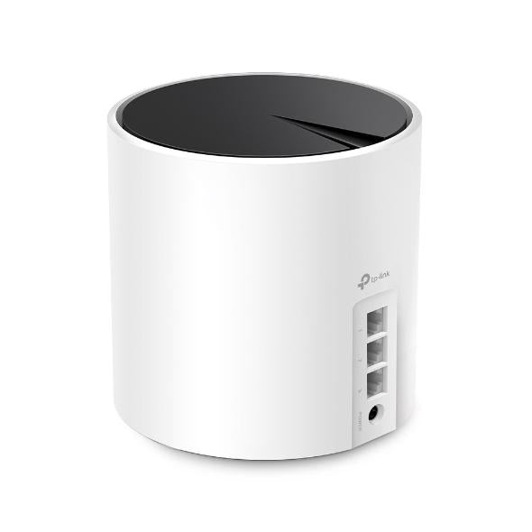 TP-Link AX3000 whole home mesh Wi-Fi 6 System, Deco X55(2-pack);  Standarde Wireless: IEEE 802.11ax/ac/n/a 5 GHz, IEEE 802.11ax/n/b/g 2.4 GHz, Interfata: 3 LAN/WAN Gigabit Ethernet Ports, 2 x antene interne per unitate, 2402 Mbps (5 GHz), 574 Mbps (2.4 GH