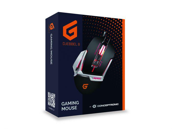 Conceptronic USB Mouse DJEBBEL02B (Mouse Gaming Conceptronic Djebbel 8)