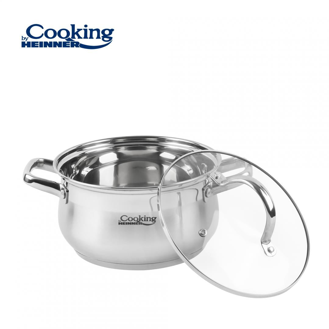 Heinner SEMIOALA INOX+CAPAC 22X12.5CM,4.7L,AMIRA
