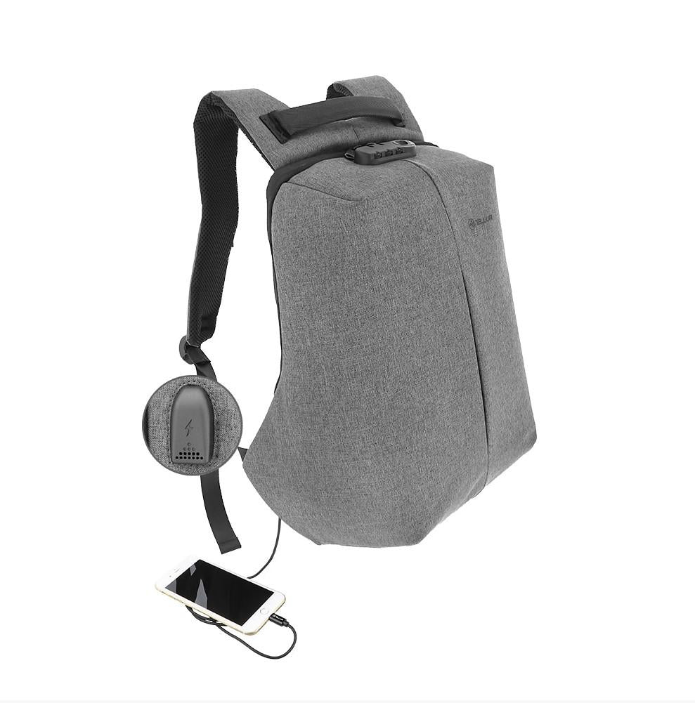 Rucsac laptop Tellur Antif. V2 15.6" gri (Rucsac laptop Tellur Antifurt V2)