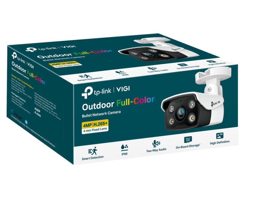 TP-Link TPL VIGI 4MP BULLET NTW CAM 4MM C340
