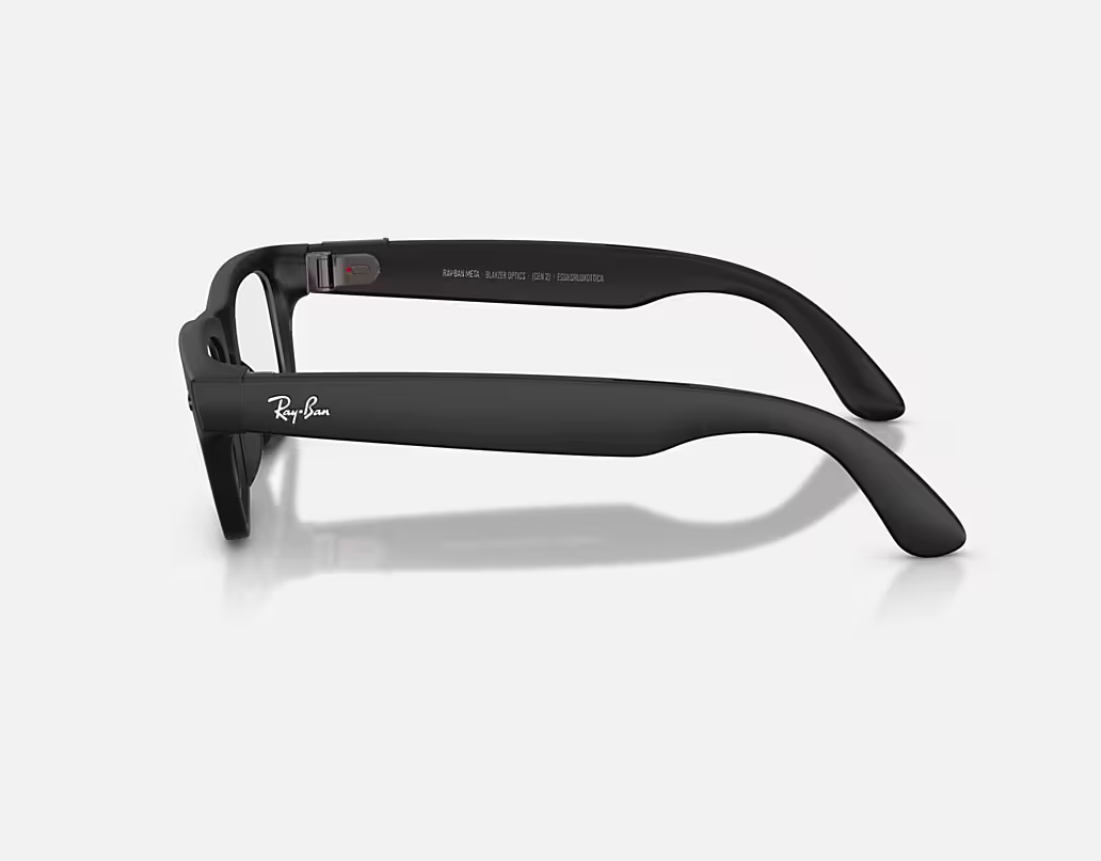 RayBan Meta Blayzer Optics MB/Demo G2 (Ray-Ban Meta Blayzer Optics Gen 2 AI Glasses Matte Black/Demo RW7001 2077 50)