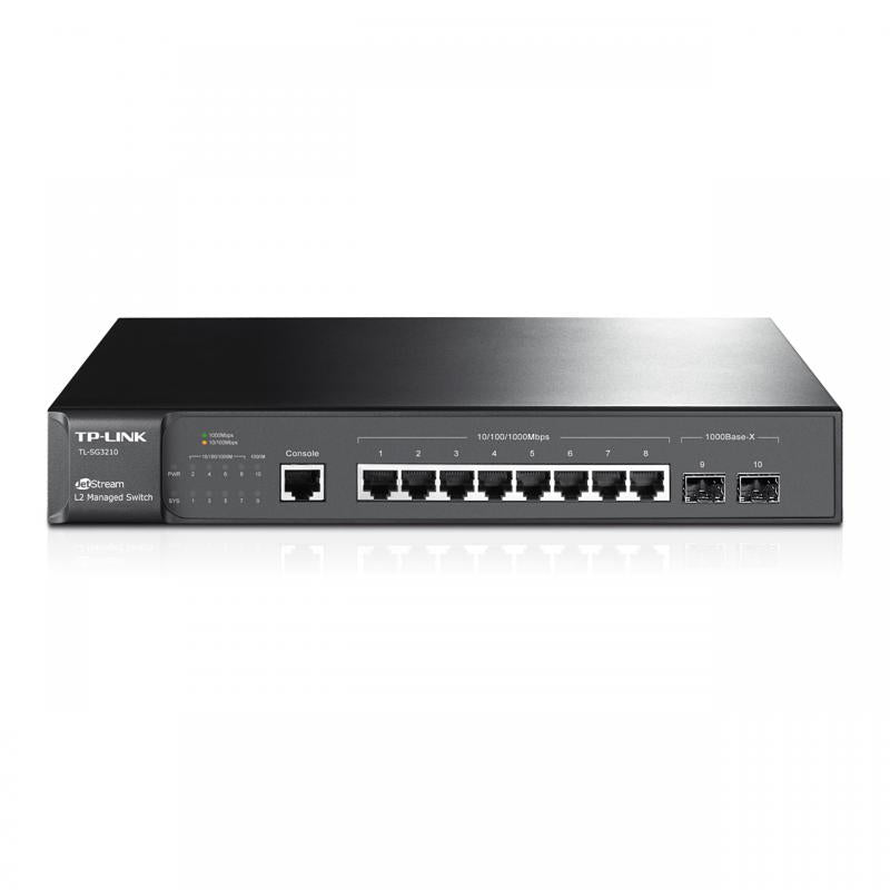 TP-Link TPL SW 8P-GB 2P-SFP L2 MNGD RM