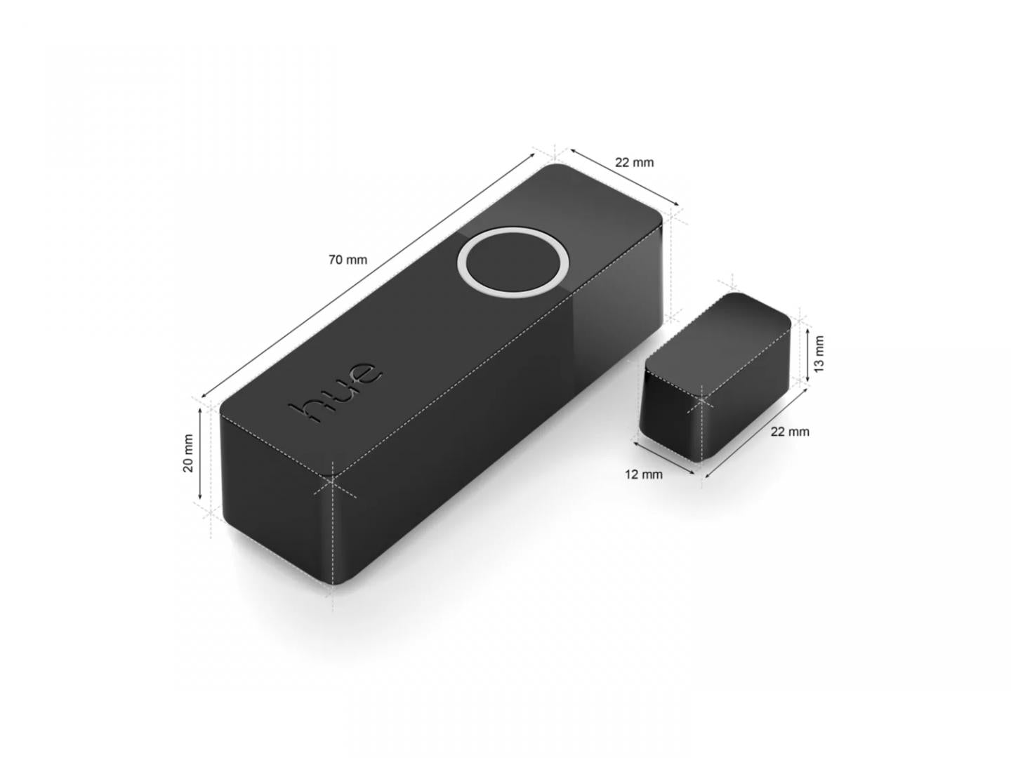 Philips Hue Contact Sensor EU Black 1PK (Senzor de contact Philips Hue Secure)