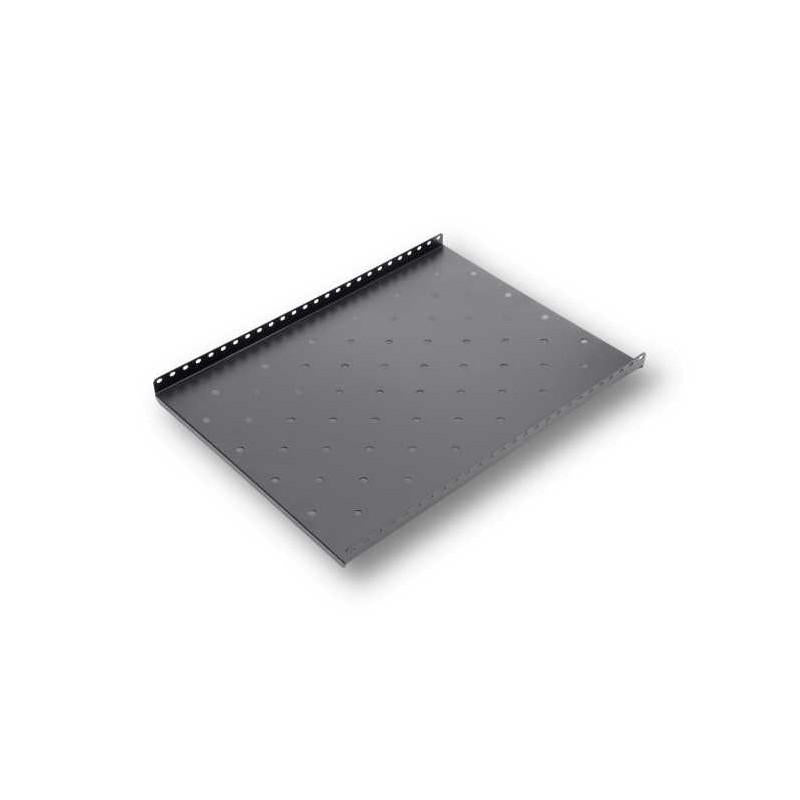 Raft Fix Rack Podea 800MM Negru (Raft fix capacitate ridicata pentru rack podea 800MM)