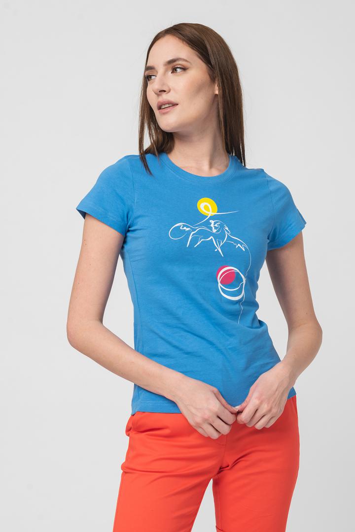 TSHIRT CASUAL F CAL PEGAS AZURE-S