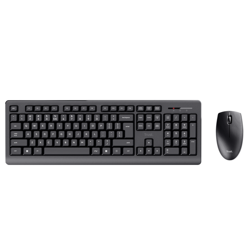 Kit Trust Primo  mouse+tastatura, negru