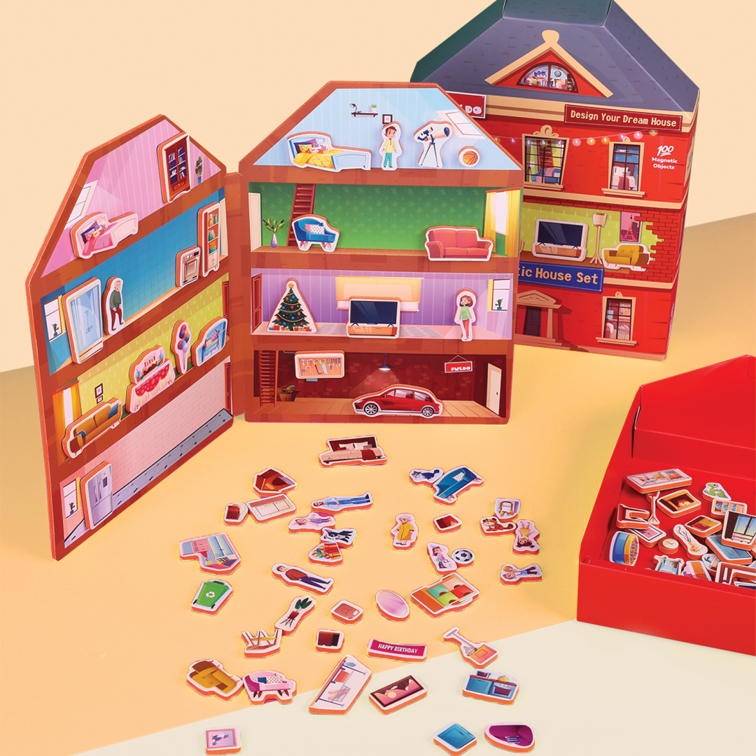 Puedo Toys JOC MAGNETIC-CONSTRUIESTE-TI CASA