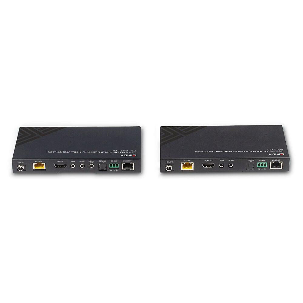 Lindy 100m Cat.6 HDMI 4K60 HDBaseT Kvm E (Lindy LY-38343 Kvm Extender 100m Cat.6 HDMI 4K60)