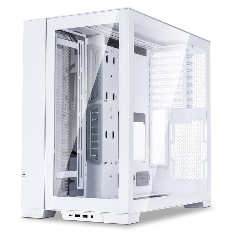 Lian Li O11 Dynamic Evo, Temp G alb (Carcasa Lian Li Dynamic Evo Snow)