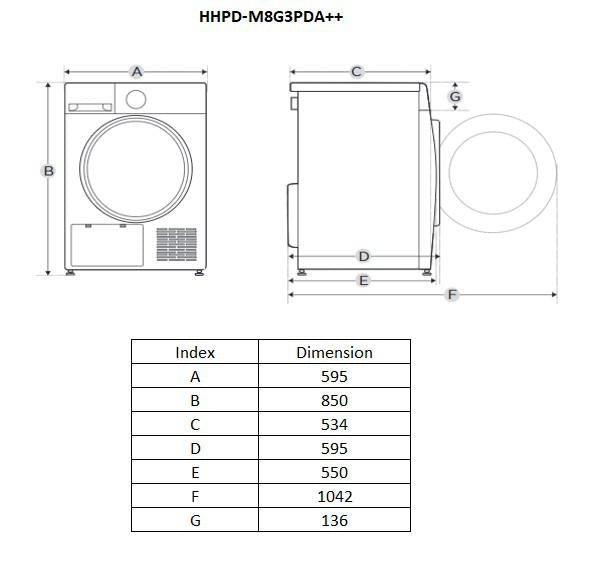 USCATOR DE RUFE HEINNER HHPD-M8G3PDA++