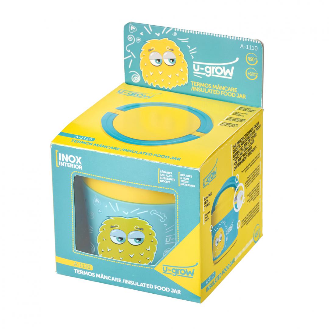 Termos mancare , 450 ml,blue,  U-Grow