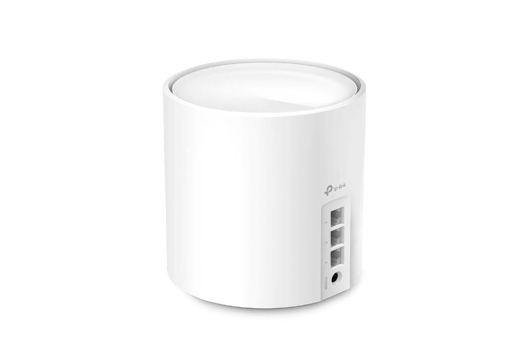 TP-Link AX3000 whole home mesh Wi-Fi 6 System, Deco X50(3-pack); Dual- Band, Standarde Wireless: IEEE 802.11ax/ac/n/a 5 GHz, IEEE 802.11ax/n/b/g 2.4 GHz, viteza wireless: 5 GHz: 2402 Mbps, 2.4 GHz: 574 Mbps, 2 x antene interne, 2×2 MU-MIMO, Mod Router, Mo