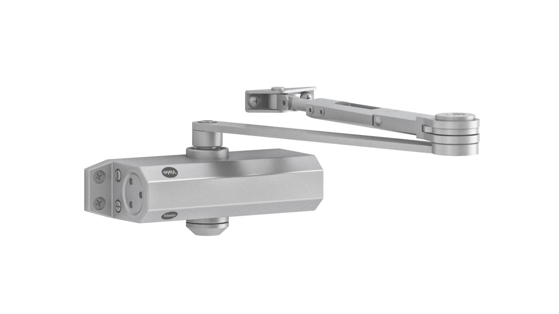 Assa Abloy AMORTIZOR CU BRAT STANDARD 3500 ARGINTIU