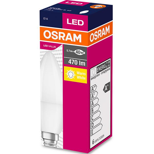 VALUECLB40 4,9W/827 230VFR E14 FS1 OSRAM