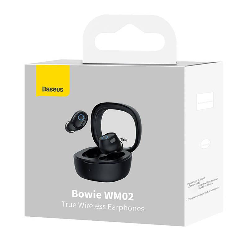Casti Baseus Bowie WM02 Tw - Black (Casti In-ear Baseus Bowie WM02)