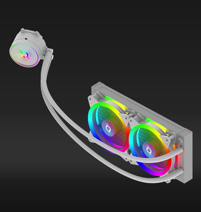 CPU Cooler Aquarius 240 Aio White Argb (Cooler Procesor Aqirys Aquarius 240 Aio)