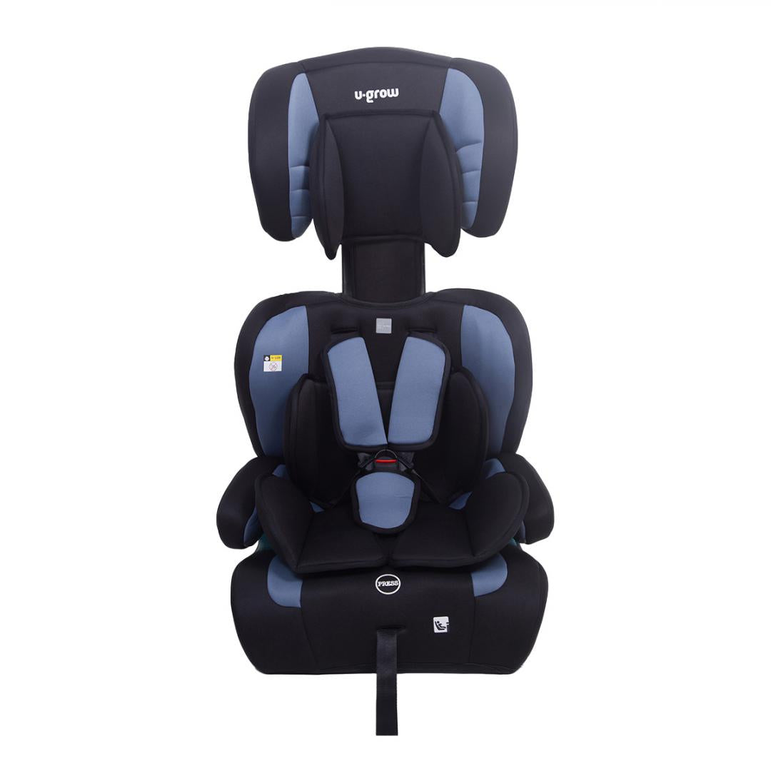 Scaun auto,76-150 cm, gri/blue, U-Grow