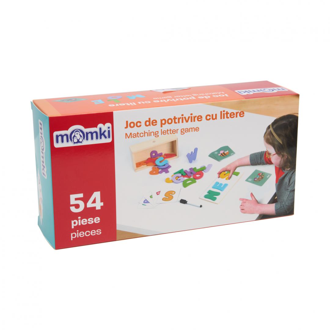 MomKi JOC DE POTRIVIRE CU LITERE, 54 DE PIESE