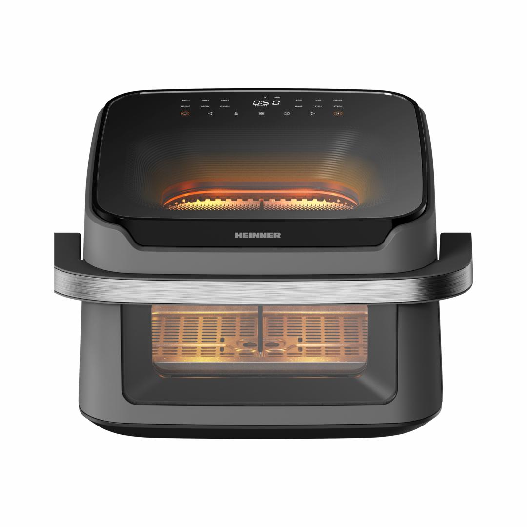 Friteuza Dubla Heinner HAF-C10DB22GREY (friteuza Dubla cu Aer Cald Heinner AirBake Revolution HAF-C10DB22GREY)