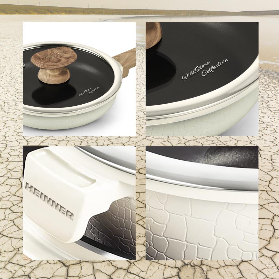 Heinner CASEROLA+CAPAC 18x9 CM, 1.9L, WILD STONE