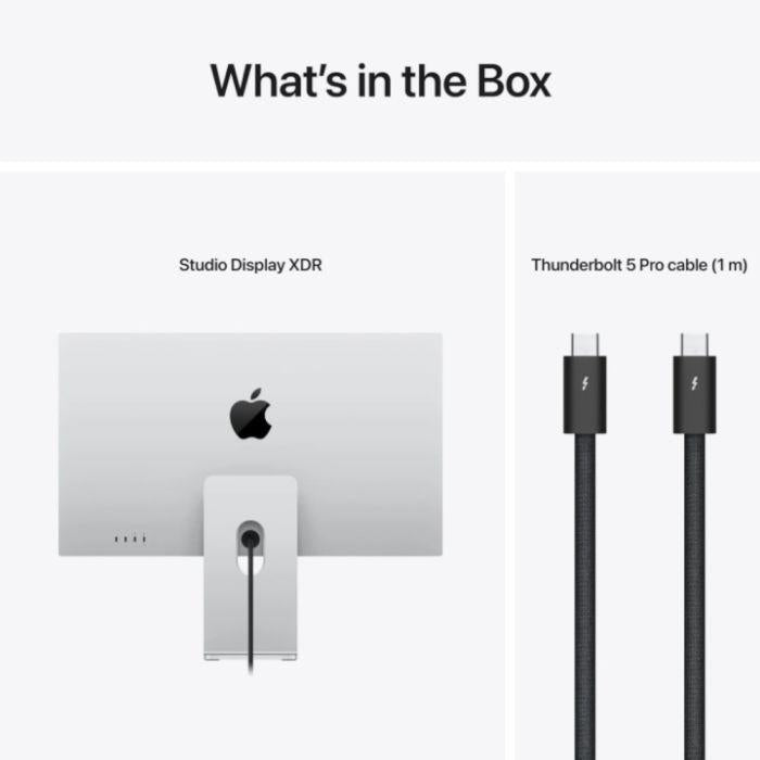 Apple Studio Display XDR - 27" Retina 5K - Standard Glass with VESA Mount Adapter (Stand not included)