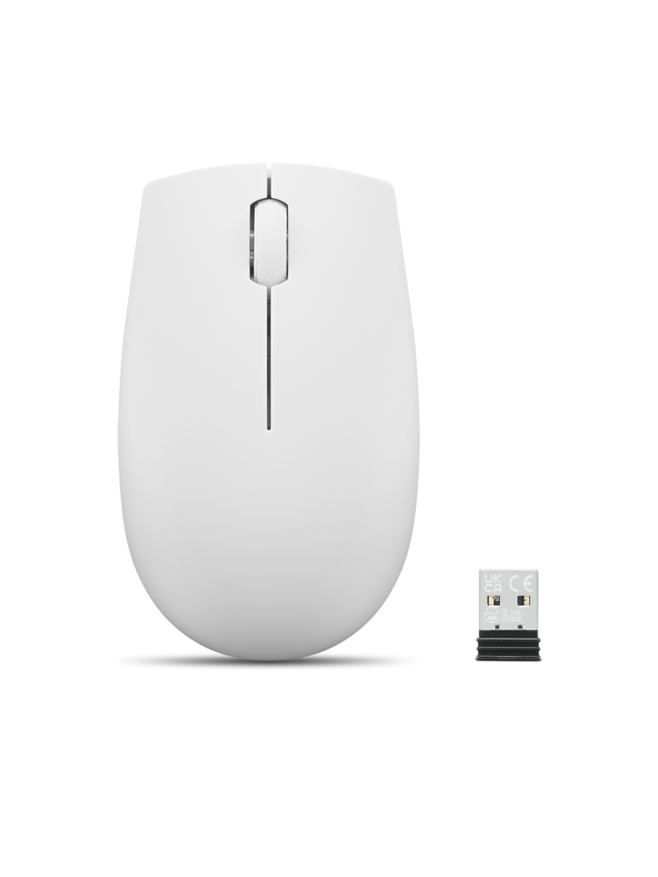 Lenovo 300 Wireless Compact Mouse Grey
